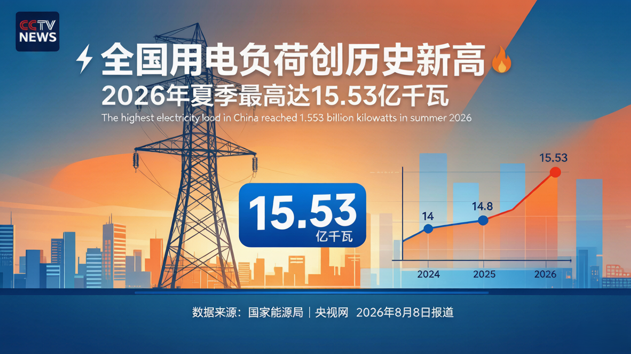 2026年盛夏全国用电负荷创历史新高的气象与经济透视